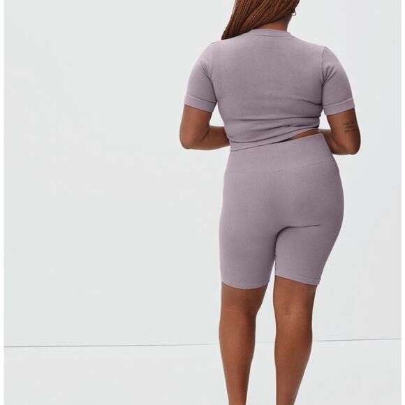 Everlane The Seamless Bike Short Purple Size XS/S NWT - Picture 3 of 7